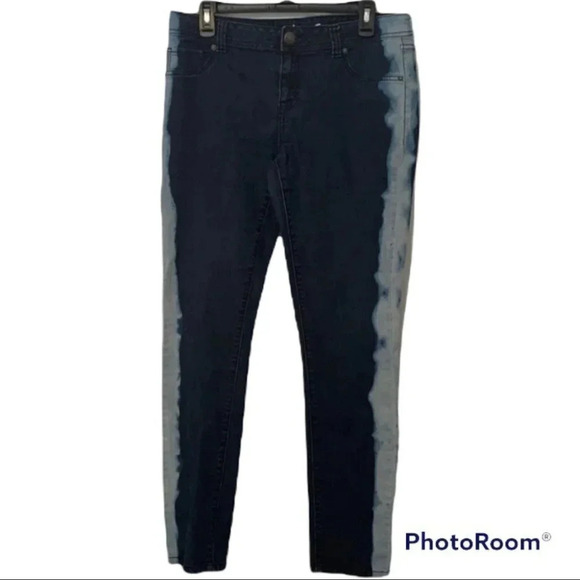 Inc Denim Ombré Jeans Dark Wash Light Was Edge 12 - Picture 1 of 7